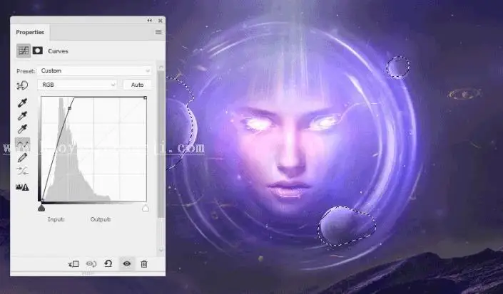 场景合成，用PS合成一个抽象的超现实科幻人物_www.haoyidiansheji.com