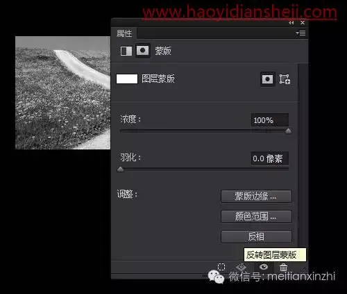 黑白效果，给图片进行局部去色变成黑白_www.haoyidiansheji.com