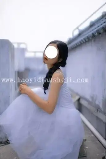 废片后期，通过PS拯救阴天拍摄的人像_www.haoyidiansheji.com