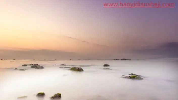 倒影效果，把圣米歇尔山城堡制作出倒影_www.haoyidiansheji.com