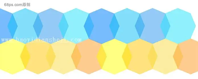图案背景，PS制作多彩几何图形背景_www.haoyidiansheji.com
