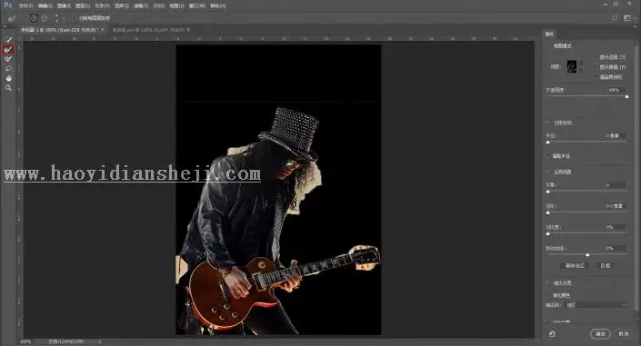 海报制作，用PS制作一张文字透视海报_www.haoyidiansheji.com