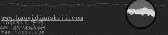 撕边效果，用PS制作纸张撕边效果图片_www.haoyidiansheji.com