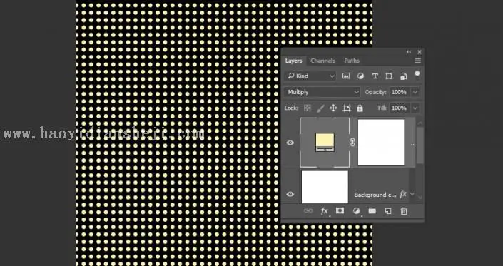 3D字体，用PS制作立体风格的矩阵LED字体_www.haoyidiansheji.com