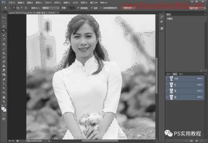 证件照，把生活照从抠图修图调色到排版的寸照制作过程_www.haoyidiansheji.com