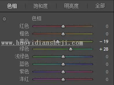 复古色，用LR调出室内人像暖黄色调_www.haoyidiansheji.com