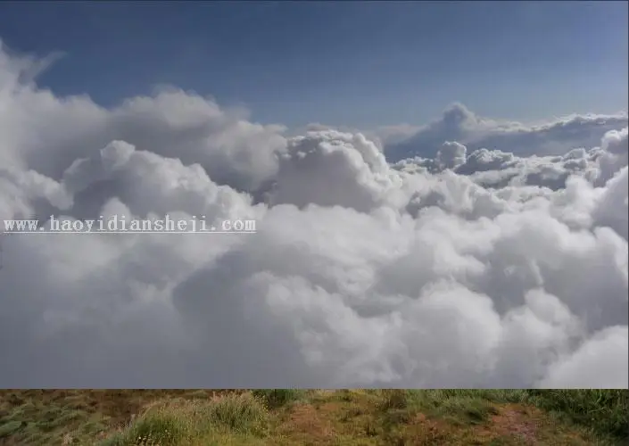 童话场景，合成鲸鱼城堡童话场景_www.haoyidiansheji.com