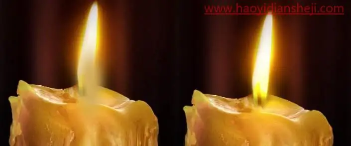 恶搞合成，通过PS设计一幅创意蜡烛人的造型_www.haoyidiansheji.com