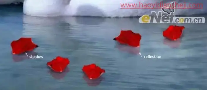 梦幻合成，在ps中合成水中的天鹅与美女的教程_www.haoyidiansheji.com