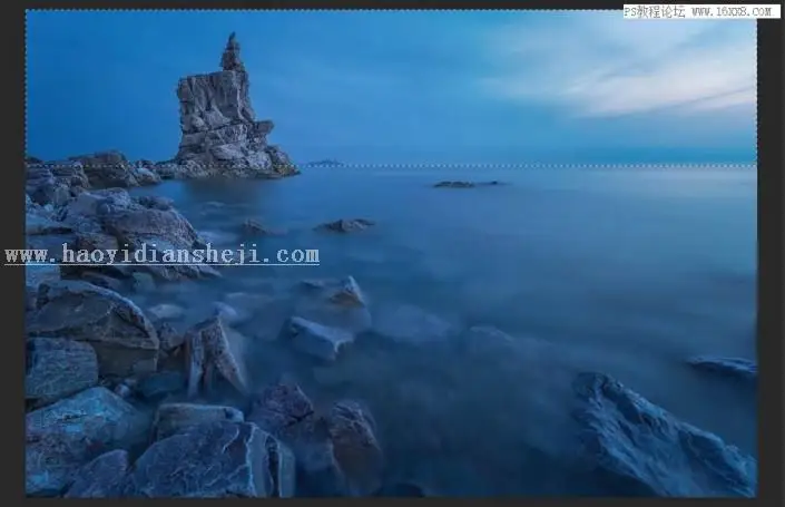 风景照片，用PS给照片制作完美的透视效果_www.haoyidiansheji.com
