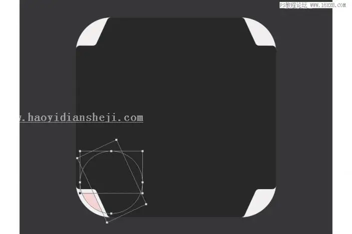 图标设计，用PS绘制索尼PSP图标_www.haoyidiansheji.com