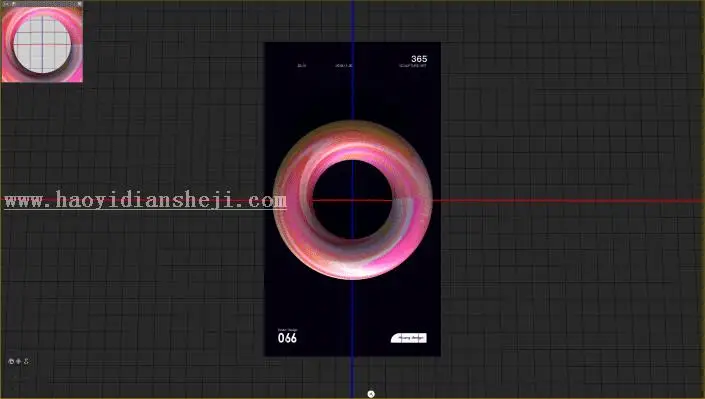 海报设计，通过PS制作炫酷的立体3D海报_www.haoyidiansheji.com
