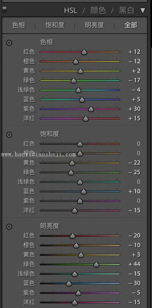 室内人像，用LR调出美女私房照朦胧唯美效果_www.haoyidiansheji.com