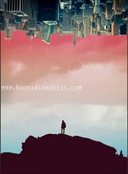 海报制作，合成超现实主义色彩海报_www.haoyidiansheji.com