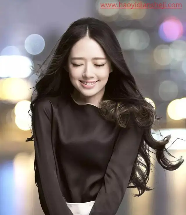 抠发丝，通过PS抠出郭碧婷的头发丝丝_www.haoyidiansheji.com