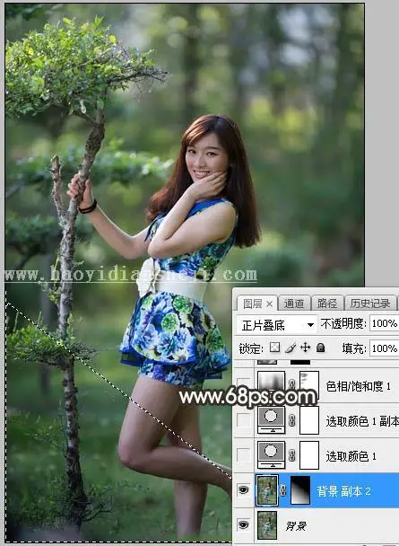 棕色调，调出暗调棕色效果照片教程_www.haoyidiansheji.com