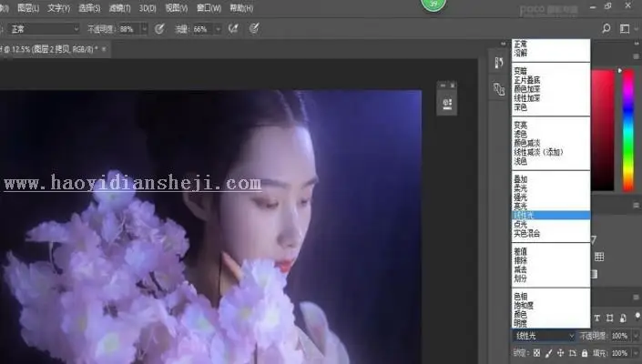 LR调色教程，通过LR给夜间拍摄的古装人像制造梦幻的效果_www.haoyidiansheji.com
