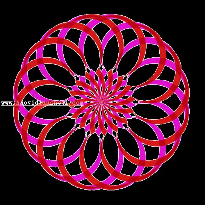 万花筒，用PS制作绚烂的GIF动画万花筒效果_www.haoyidiansheji.com