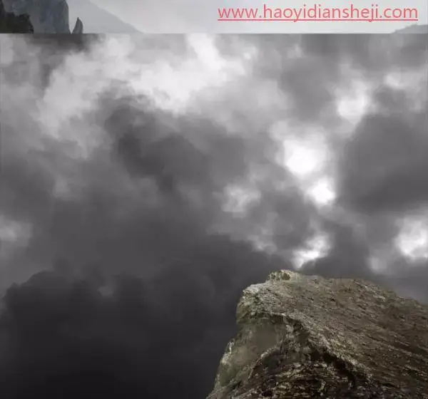 魔幻合成，合成一幅超强的唯美恢弘的魔幻场景_www.haoyidiansheji.com