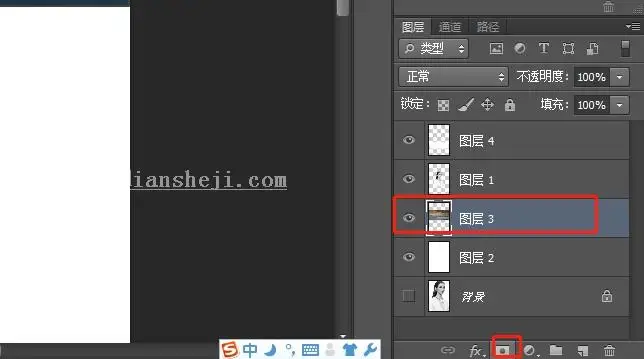 重曝效果，用PS制作有创意的重曝人像_www.haoyidiansheji.com