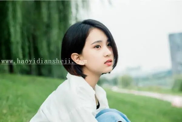 小清新，用LR调出超清新的元气少女照_www.haoyidiansheji.com