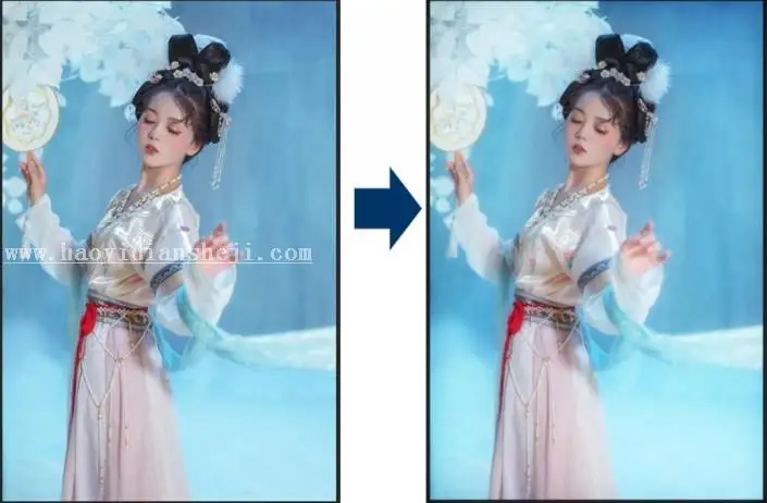 LR调色教程，通过L制作仙气十足的玉兔照片_www.haoyidiansheji.com