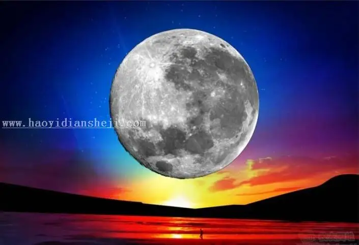 场景合成，用PS合成一个梦幻精灵壁纸图案_www.haoyidiansheji.com