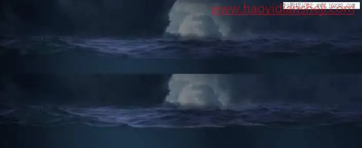 场景合成，在PS中合成一幅大鱼吞月的超现实场景_www.haoyidiansheji.com