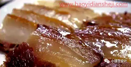 校正照片，用色阶工具给红烧肉修正颜色_www.haoyidiansheji.com