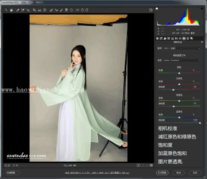 古风后期，古典中国风的后期效果是如何做出来的_www.haoyidiansheji.com
