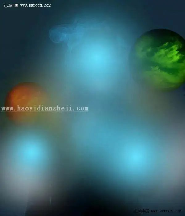 烟雾效果，通过PS给人物制作迷幻烟雾效果_www.haoyidiansheji.com