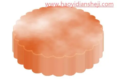 转手绘，手把手教你制作一款逼真的中秋月饼_www.haoyidiansheji.com