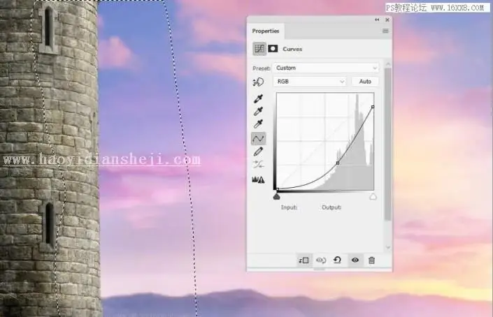 场景合成，用PS合成一副梦幻的二次元场景_www.haoyidiansheji.com