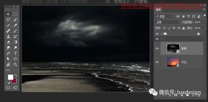 创意合成，用PS合成一张蜗牛负重前行的场景_www.haoyidiansheji.com
