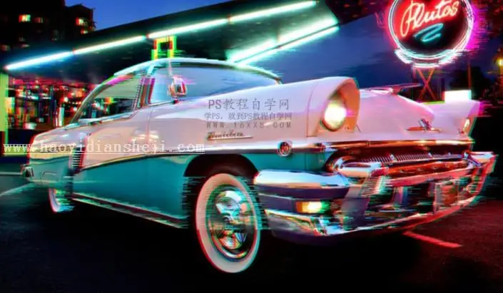 故障效果，用PS制作故障效果的艺术照片_www.haoyidiansheji.com