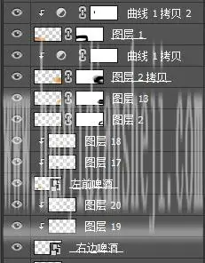 场景合成，用PS合成一张夏日清凉啤酒海报_www.haoyidiansheji.com