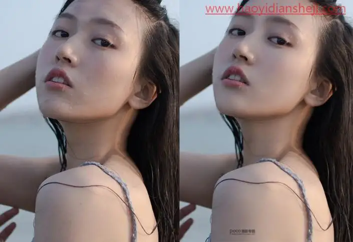 人像美白，通过PS给人物进行美白磨皮处理_www.haoyidiansheji.com