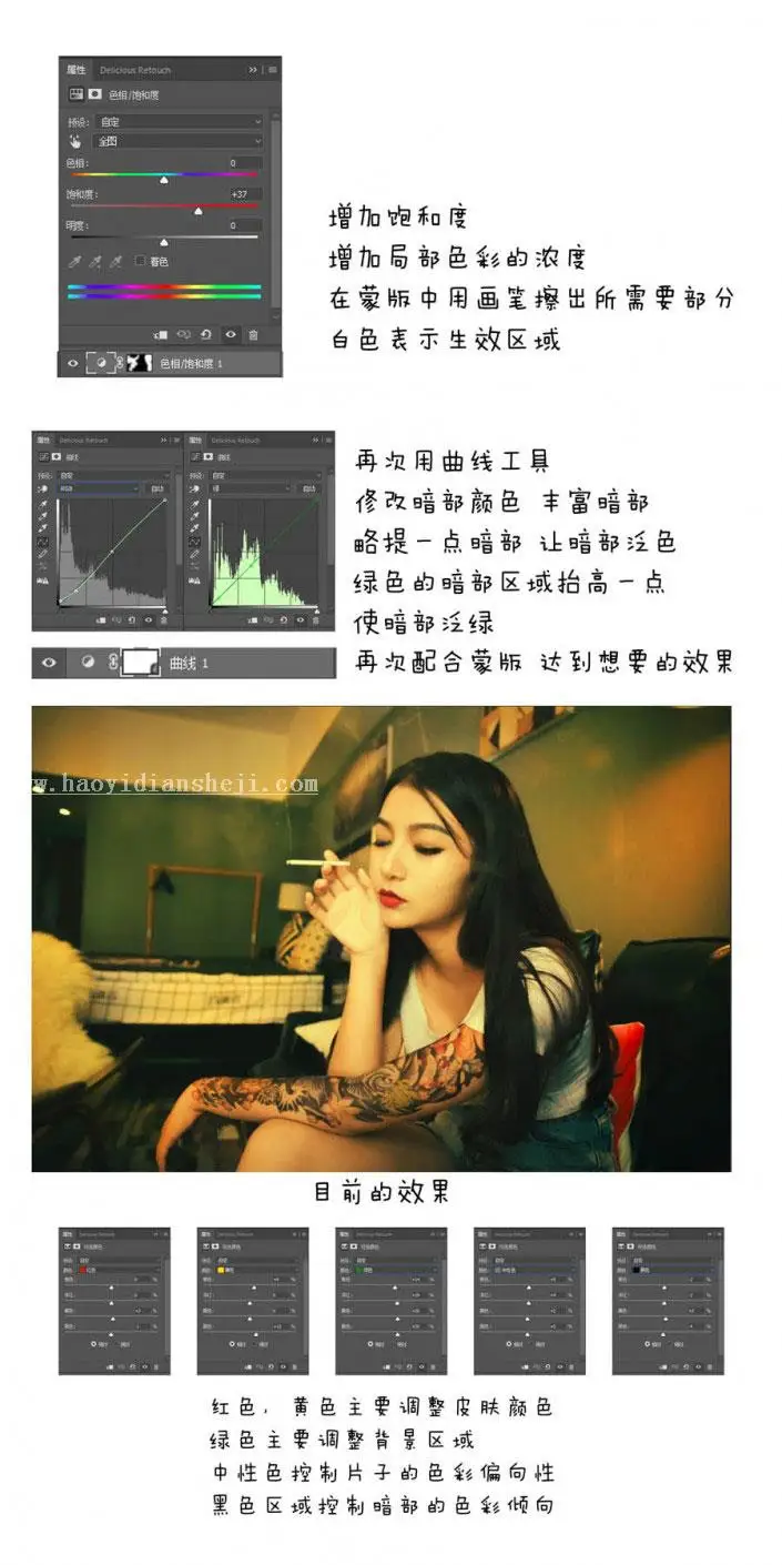 室内人像，LR如何处理昏暗室内人像照片？_www.haoyidiansheji.com