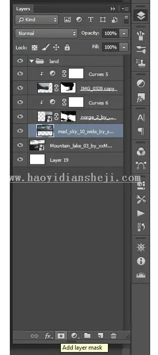 场景合成，在PS里创建一个魔幻瑰丽的场景_www.haoyidiansheji.com