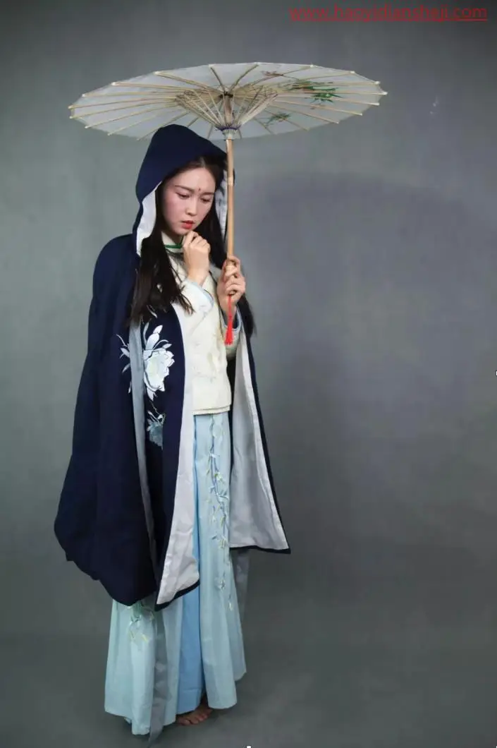 工笔画，给数码人像照片打造工笔画古风效果_www.haoyidiansheji.com