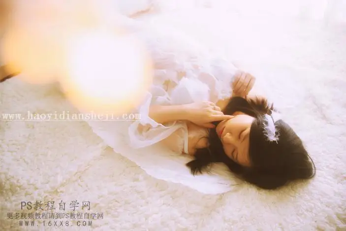 粉色调，如何调出漂亮的粉色孕妇照片_www.haoyidiansheji.com