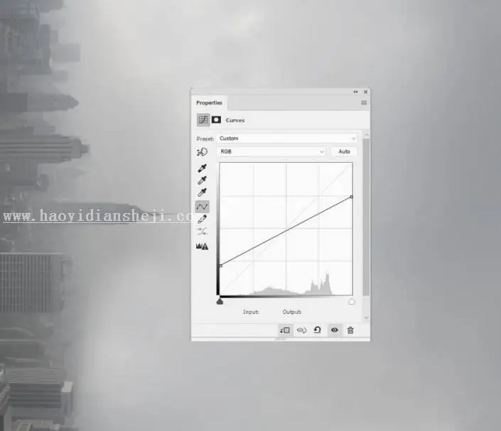 创意合成，合成在城市间荡秋千的超现实场景_www.haoyidiansheji.com