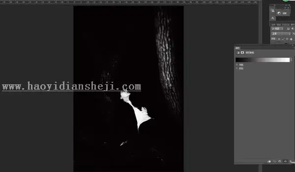 黑白效果，拯救前期不足的“躺尸”照片_www.haoyidiansheji.com
