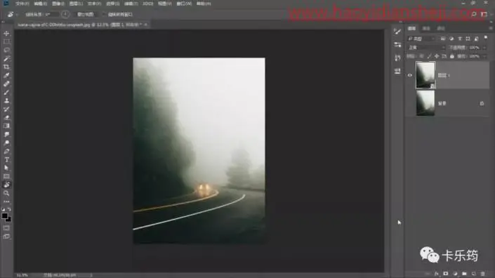 奇幻合成，制作一张有故事感的看不清的来客场景_www.haoyidiansheji.com