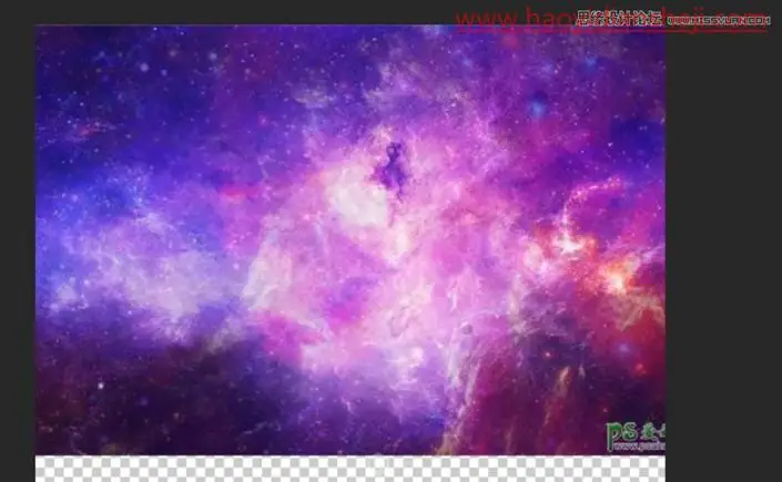 星空头像，用PS把陈晓的照片制作成炫彩星空头像_www.haoyidiansheji.com