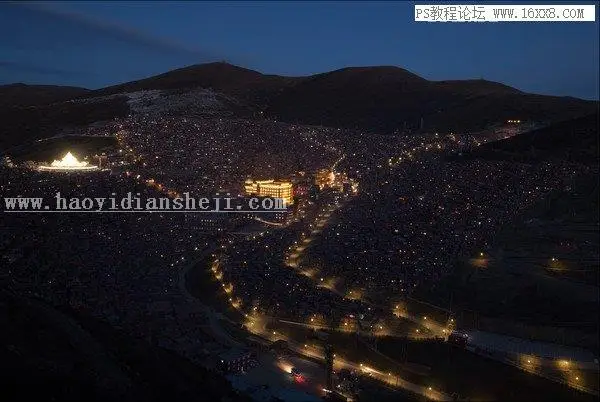 夜景照片，通过PS对夜景照片进行后期修图_www.haoyidiansheji.com