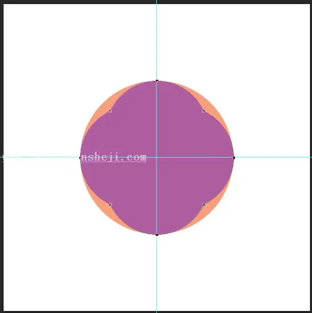 四分环，用PS制作一个简单的四分环图标_www.haoyidiansheji.com