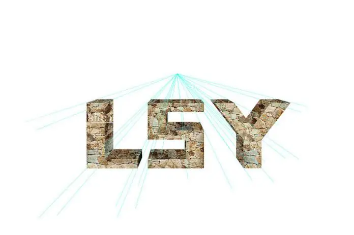 岩石字，教你制作壮观的岩石立体字_www.haoyidiansheji.com