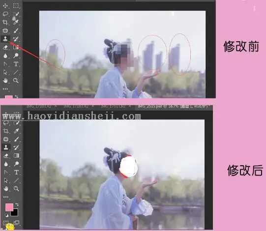 古风人像，通过PS拍出并修出古风古韵的古装人像_www.haoyidiansheji.com