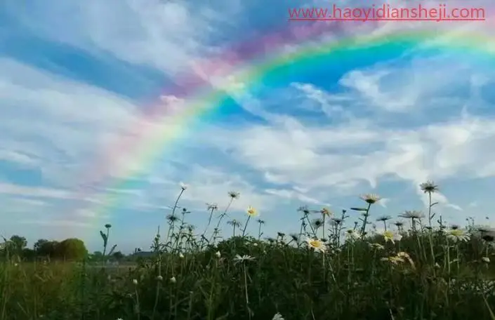 工具知识，用PS内置的彩虹渐变模板给照片添加彩虹效果_www.haoyidiansheji.com
